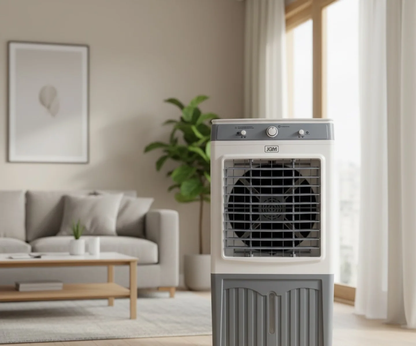Produto da linha Climatização da JGM em ambiente